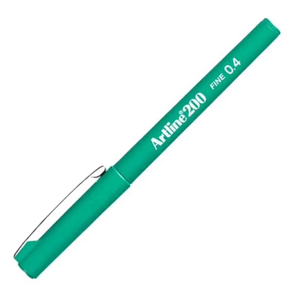 Artline Fineliner İnce Uçlu Kalem 0,4 Koyu Yeşil