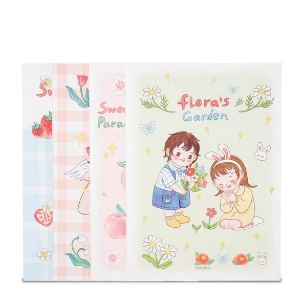 Deli Cute Day Notebook B5 Çizgili FB540