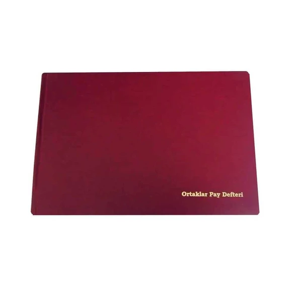 Dilman Ortaklar Pay Defteri Ciltli Numaralı 96 Yaprak - 2
