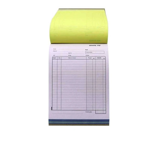 Dilman Sipariş Fişi 2-50 Otokopili 0084 - 3