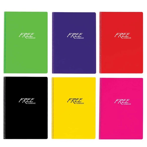 Keskin Color Defter A5 Spiralli pp Kapak 120 Yaprak Free Kareli - 2