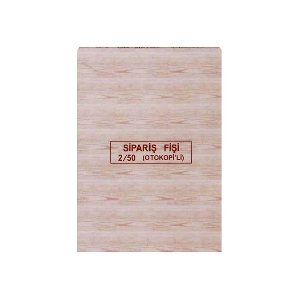 Dilman Otokopili Sipariş Fişi 2-50 3 Nüsha - 2