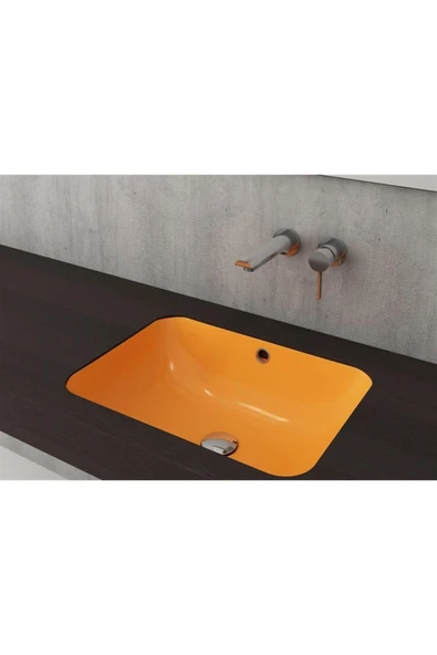Scala Tezgah Altı Lavabo Parlak Mandalina Sarısı 1006-021-0125