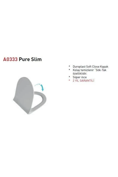 Bocchi V-tondo Rimless Asma Klozet Beyaz 1416-001-0128 Kapak Dahil - 2