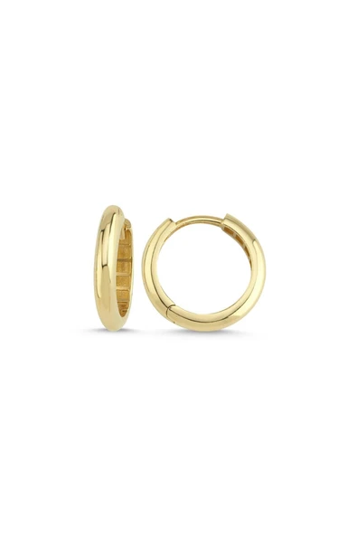 3-4,5 mm Küçük Halka Geçirmeli Charm Doğal İnci Küpe - 7