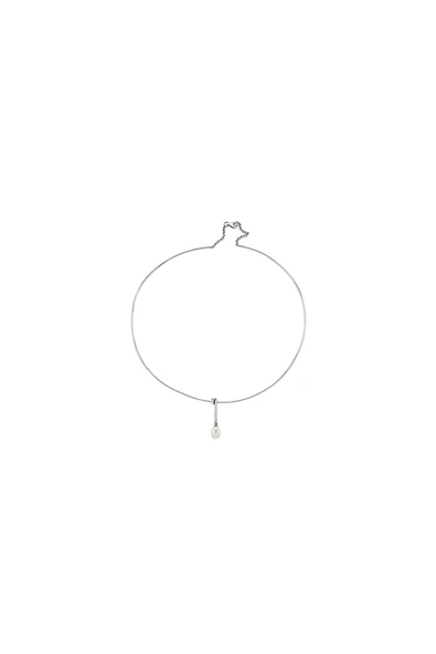 11,5 mm Choker Model Doğal İnci Kolye - 4