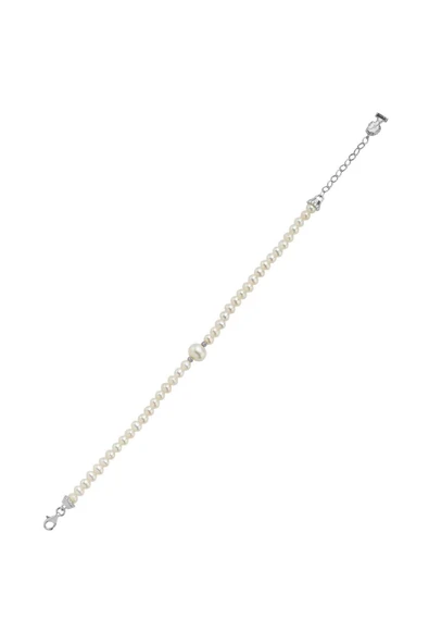 4,5 mm Dorikalı Doğal İnci Kadın Bileklik - Resim 4