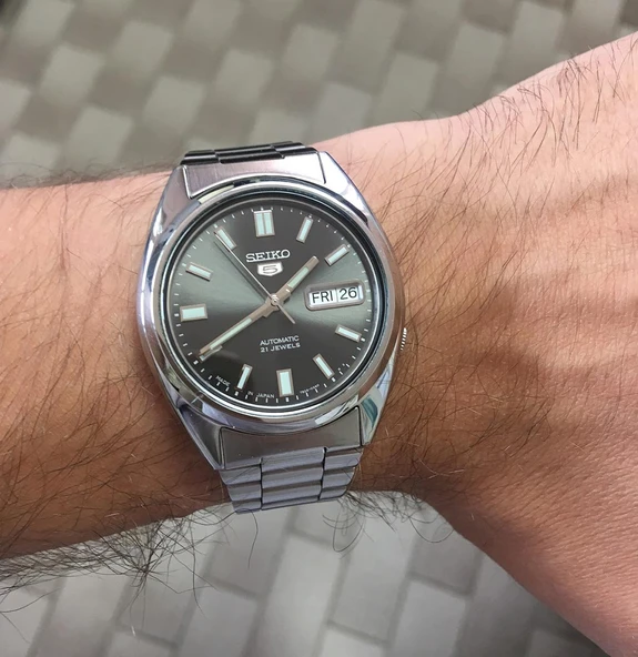 Seiko 5 SNXS79 Siyah Erkek Kol Saati - 6