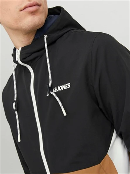 JJERUSH HOOD BOMBER NOOS Black Black L - Resim 2