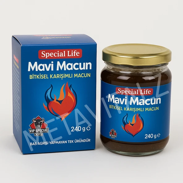 Mavi Macun 240g Erkeklere Özel Bitkisel Enerji ve Güç Takviyesi