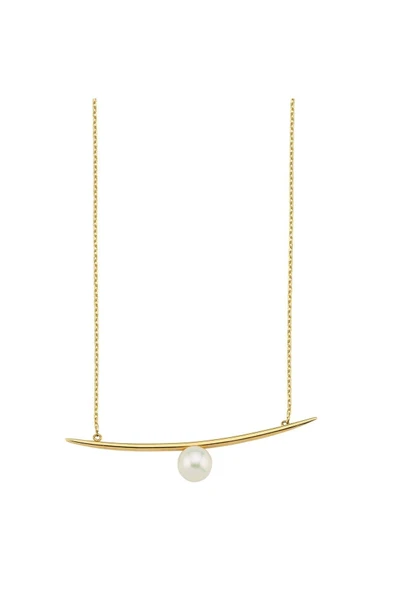 7,5 mm Doğal İnci Kolye - Resim 7