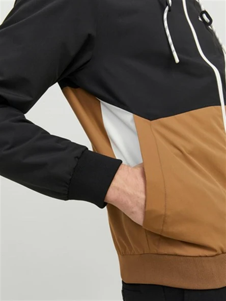 JJERUSH HOOD BOMBER NOOS Black Black L - Resim 4