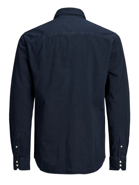 JJESHERIDAN SHIRT L/S NOOS DARK NAVY DARK NAVY XL - 3