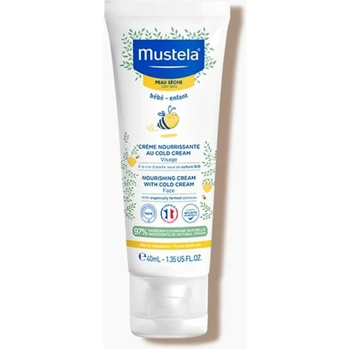 Mustela Cold Cream İçeren Besleyici Yüz Kremi 40 ml