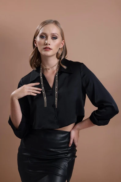 4,5 mm S Örgülü Doğal İnci Şal - Resim 5