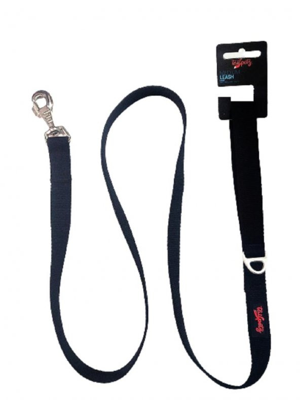 Tailpetz Air Black Match Leash Köpek Gezdirme Kayışı 135 cm