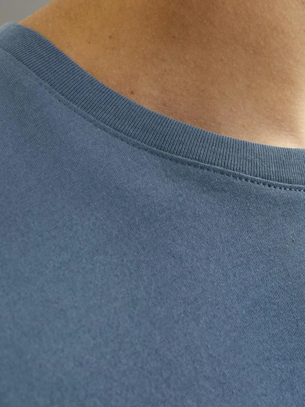 JJEORGANIC BASIC TEE SS O-NECK NOOS Oceanview Oceanview M - 3