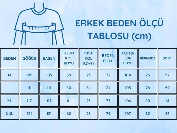 Erkek Bisiklet Yaka Düğmesiz %100 Pamuk Atlet Sporcu Kol Cepli Şortlu Pijama Takımı - 9