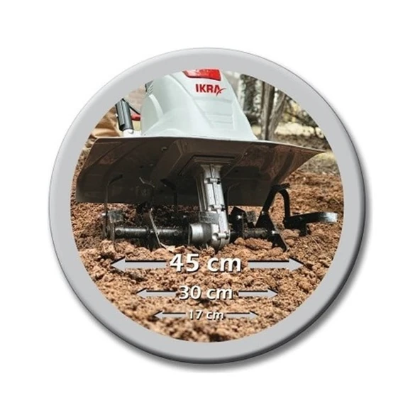 Ikra Flexo Fem 1500 W Elektrikli Çapa Makinesi - 4