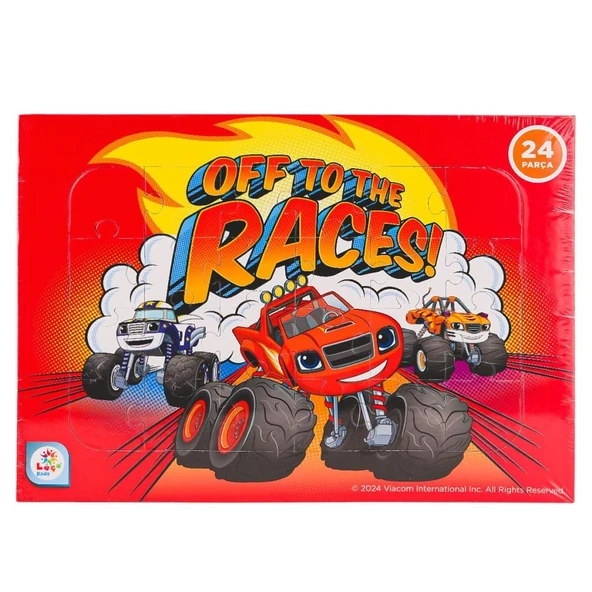 BL7993 Blaze Taslamalı Frame Puzzle 24 Parça -Laçokids
