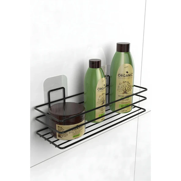 Yapışkanlı Duş ve Banyo Rafı - 4
