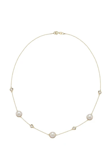 9,5 mm Doğal İncili Kolye - Resim 9