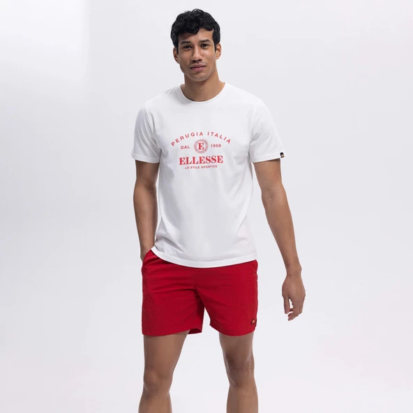 Ellesse Erkek Tişört EM453-OF Off White Off White XL