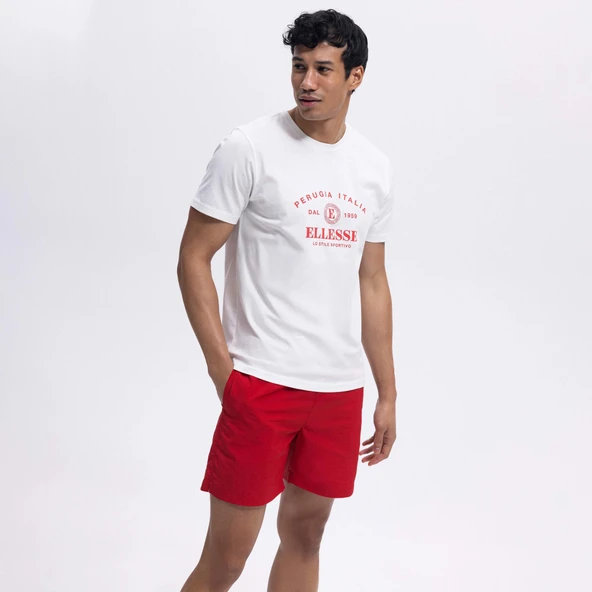 Ellesse Erkek Tişört EM453-OF Off White Off White XL - 5