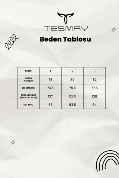 Tesmay 2004 Lacivert Yapraklı Pareo Tesettür Mayo Üzerine  Kaftan - 7