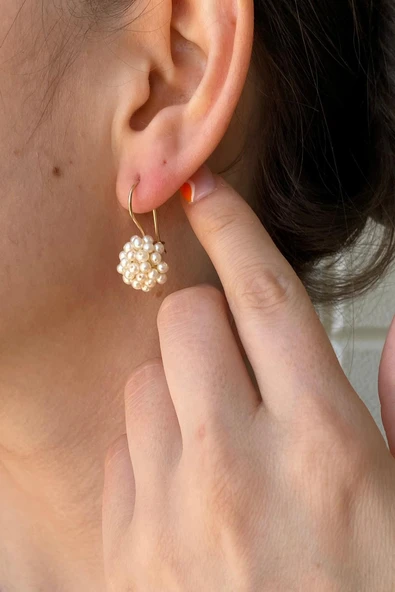 3,5 mm Doğal İnci Prenses Model Küpe