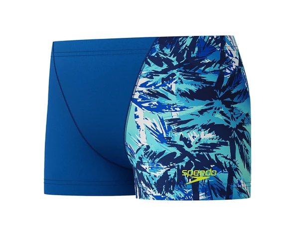 Speedo V Cut Erkek Çocuk Mayosu (Mavi)