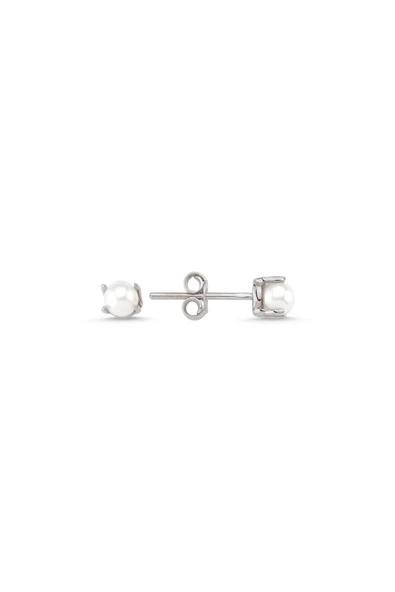 3,5 mm Doğal İncili Küpe - 8