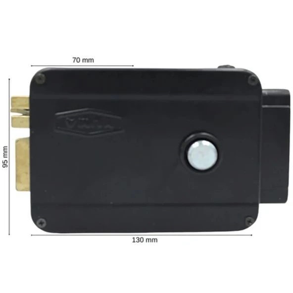 Yuma Elektrikli Tirajlı Kapı Otomat Kilidi - Resim 2