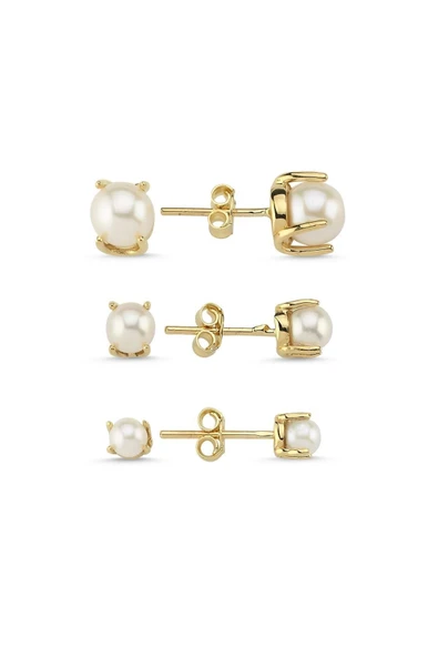 3,5 mm Doğal İncili Küpe