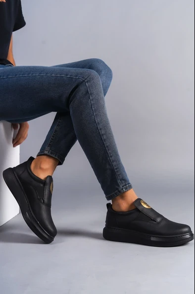 Bağcıksız Cilt Erkek Günlük Sneaker Ayakkabı - 3