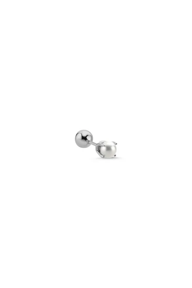 4,5 mm Tragus Doğal İnci Çift Taraflı Top Piercing - 4