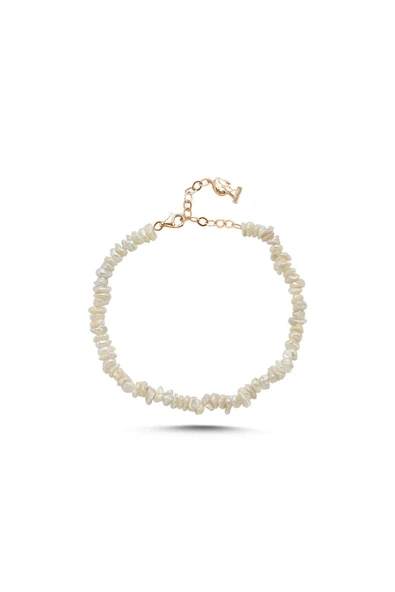 5,5 mm Bahreyn İnci Bileklik - Resim 2