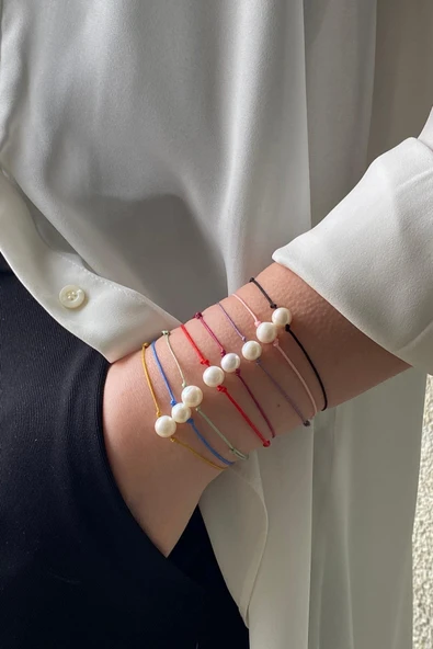 Gerçek İncili Şans Bilekliği - Resim 2