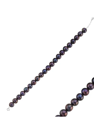 7,5 mm Doğal İnci Erkek Bileklik ürün görseli 1