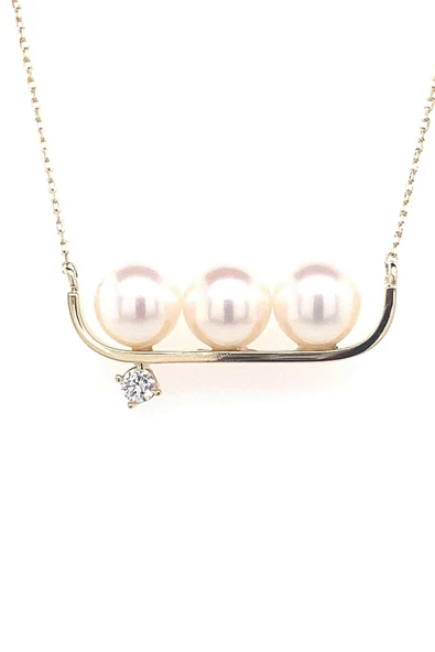 7,5 mm Tatlı Su Doğal İnci Kolye - Resim 4