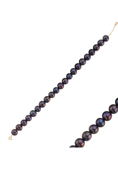 7,5 mm Doğal İnci Erkek Bileklik - Resim 5