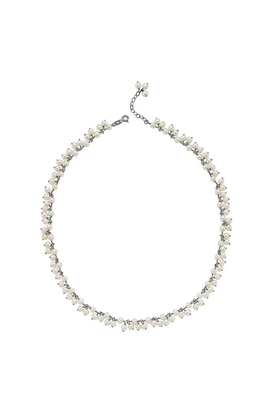 4,5 mm Sallantılı Doğal İnci Kolye - Resim 6