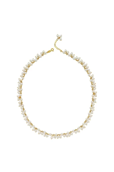 4,5 mm Sallantılı Doğal İnci Kolye - Resim 7