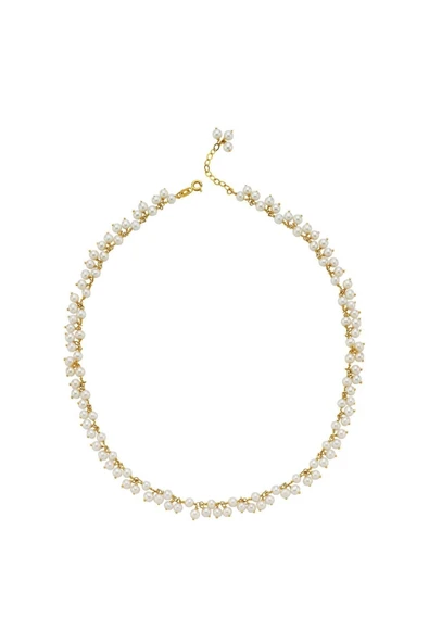 4,5 mm Sallantılı Doğal İnci Kolye - Resim 4