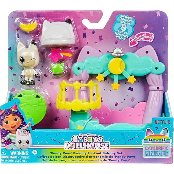 Gabby's Dollhouse Balkon Takımı Figür Set - 3