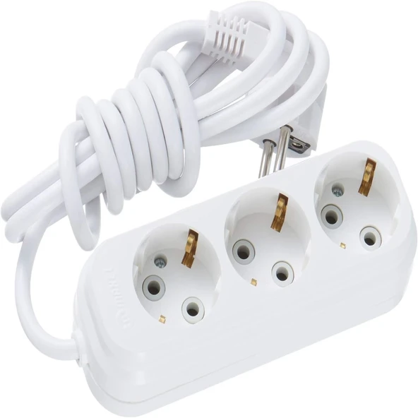 Eko Grup 3'lü Priz 2mt S-958AA