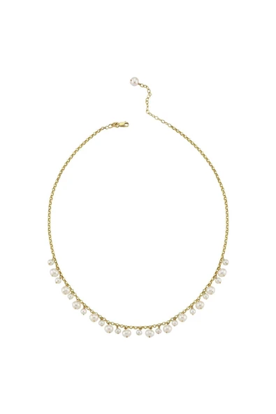 5,5 mm Doğal İncili Sallantılı Kolye - Resim 7