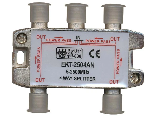 E-335C 4'lü Anten Splitter Powerpass