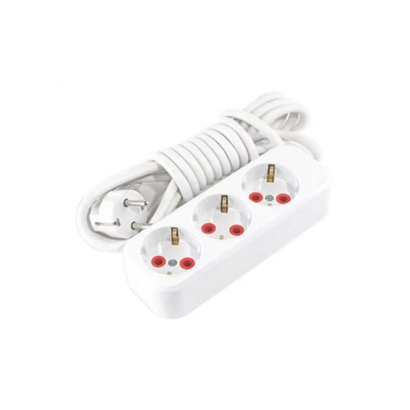 Eko Grup 3'lü Priz 3mt S-958BB