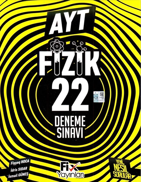 AYT Fizik 22 Denemeleri Fix Yayınları
